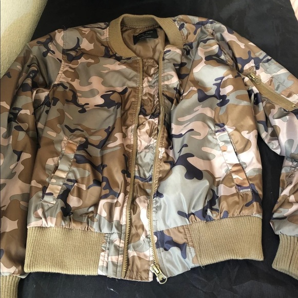 Camo bomber jacket - Picture 3 of 3